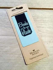 Omslag van Books are the new black. Blossom boekenlegger set 8 stuks
