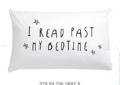 Omslag van Kussensloop I read past my bedtime per 10 stuks