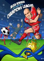 Omslag van Arjen Robben en de finale van de Champions League