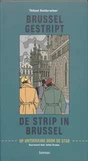 Omslag van Brussel gestript - De strip in Brussel