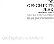 Omslag van De geschikte plek