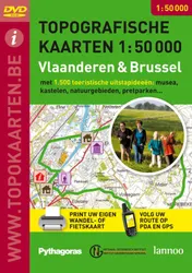 Omslag van Topografische kaarten Vlaanderen/Brussel