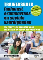 Omslag van Trainersboek faalangst, examenvrees en sociale vaardigheden