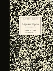 Omslag van Carnet de cuisine Stephane Buyens
