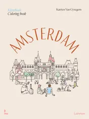 Omslag van Kleurboek Amsterdam I Coloring Book Amsterdam
