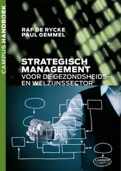 Omslag van Strategisch management voor de gezondheids- en welzijnssector