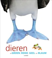 Omslag van Dieren in groen, rood, geel en blauw