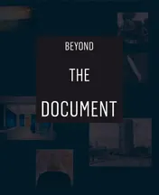 Omslag van Beyond the document