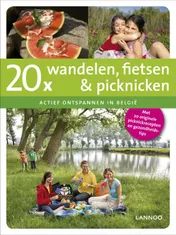 Omslag van 20 X wandelen, fietsen en picknicken