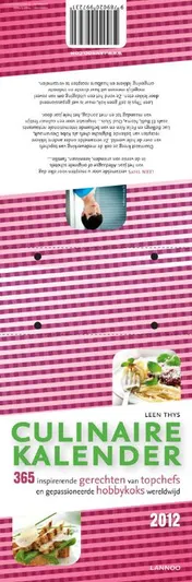 Omslag van Culinaire kalender