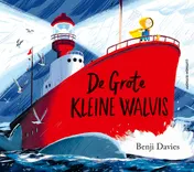 Omslag van De grote kleine walvis - kartonboek