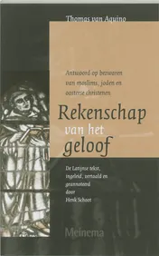 Omslag van Rekenschap van het geloof