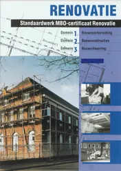 Omslag van Domein 1 Bouwvoorbereiding . Domein 2 Bouwconstructies . Domein 3 Bouwuitvoering