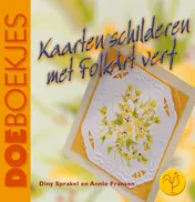 Omslag van Kaarten schilderen met Folk Artverf
