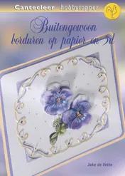 Omslag van Buitengewoon borduren op papier en 3d