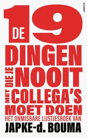 Omslag van De 19 dingen die je nooit met collega's moet doen