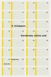 Omslag van Garderobe, kleine zaal