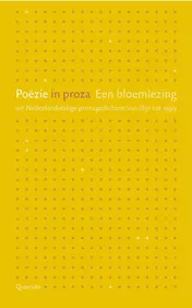 Omslag van Poezie in proza