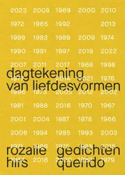 Omslag van dagtekening van liefdesvormen