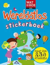 Omslag van Wereldatlas stickerboek