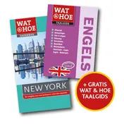 Omslag van Pakket Wat en Hoe Onderweg New York + Wat en Hoe Taalgids Engels