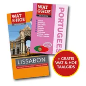 Omslag van Pakket Wat en hoe onderweg Lissabon + Wat en hoe Taalgids Portugees