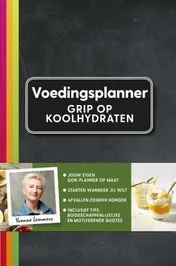 Omslag van Voedingsplanner Grip op koolhydraten - Limited edition