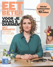Omslag van Eet beter voor je maag en darmen met huisarts Tamara de Weijer
