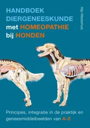 Omslag van Handboek diergeneeskunde met homeopathie voor honden