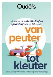 Omslag van Van peuter tot kleuter