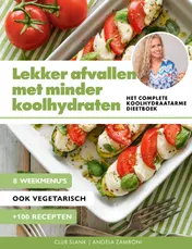 Omslag van Lekker afvallen met minder koolhydraten