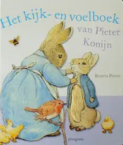 Omslag van Het kijk- en voelboek van Pieter Konijn