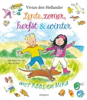 Omslag van Lente, zomer, herfst en winter met Roos en Mika