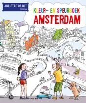 Omslag van Kleur- en speurboek Amsterdam