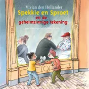 Omslag van Spekkie en Sproet en de geheimzinnige tekening