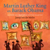 Omslag van Martin Luther King en Barack Obama