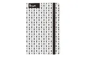 Omslag van Notitieboek patroon zwart/wit