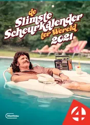 Omslag van De Slimste Scheurkalender ter Wereld 2021