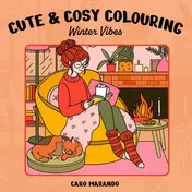 Omslag van Cute & Cosy Colouring. Winter vibes
