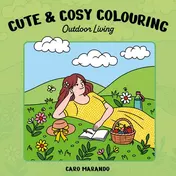 Omslag van Cute & cosy colouring. Outdoor living
