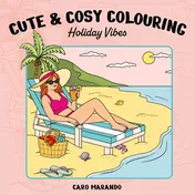 Omslag van Cute & cosy colouring. Holiday Vibes