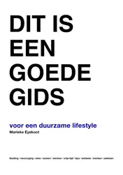 Omslag van Dit is een goede gids