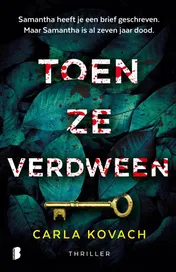 Omslag van Toen ze verdween