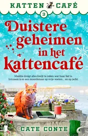 Omslag van Duistere geheimen in het kattencafé