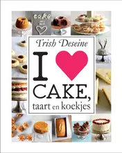 Omslag van I love cake, taart en koekjes