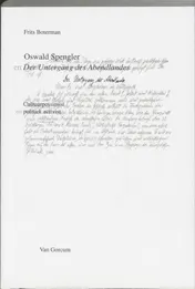 Omslag van Oswald Spengler en Der Untergang des Abendlandes