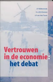 Omslag van Vertrouwen in de economie: het debat