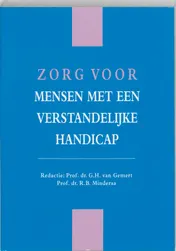 Omslag van Zorg voor mensen met een verstandelijke handicap
