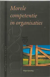 Omslag van Morele competentie in organisaties