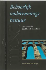 Omslag van Behoorlijk ondernemingsbestuur